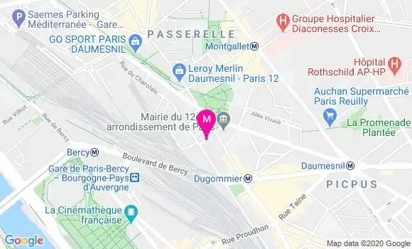 Localisation Dr Inna Mercier