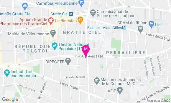 Localisation Dr Alain Comte