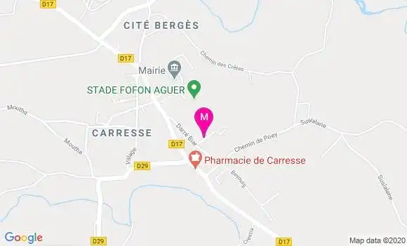 Localisation Dr Antoine Yaigre