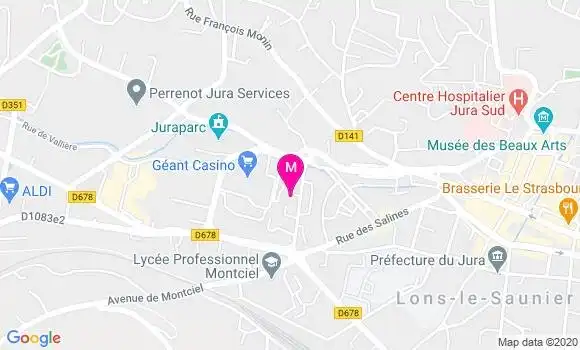 Localisation Dr David Bernard