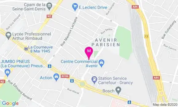 Localisation Dr Gérard Aoustin