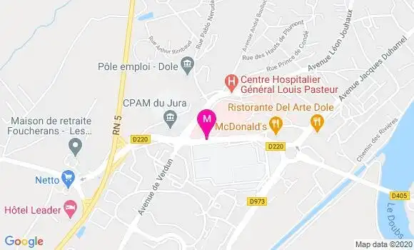 Localisation Dr Edouard Daguet