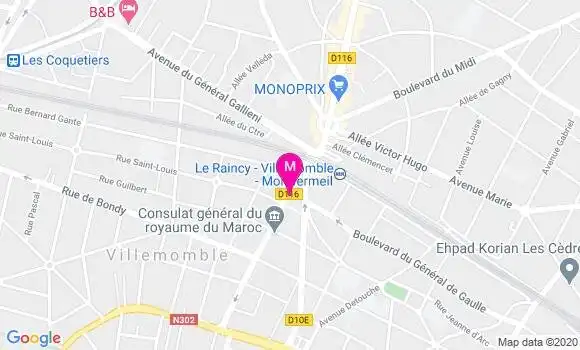 Localisation Dr Philippe Marat
