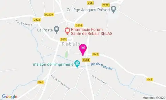 Localisation Dr Thierry Motteau