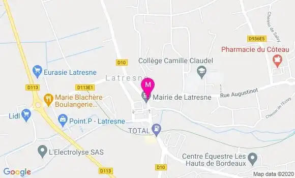 Localisation Dr Philippe Delpech