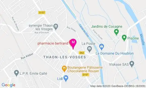 Localisation Dr Céline Perrin