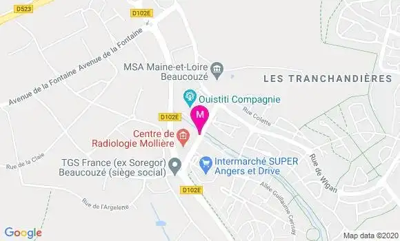 Localisation Dr Pierre Maugin