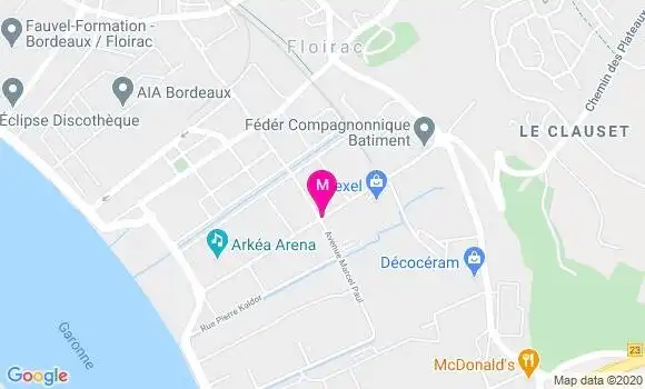 Localisation Dr Thomas Cabourdin
