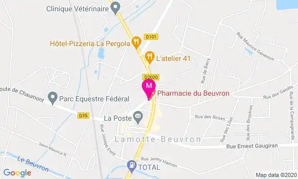 Localisation Dr Jean Marc Lelay