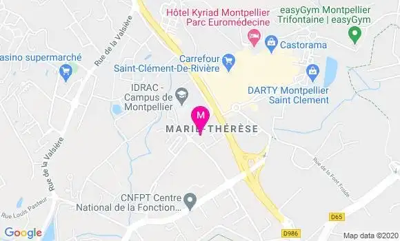 Localisation Dr Sandrine Lefevre