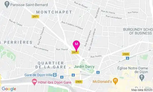 Localisation Dr Jean Aouston