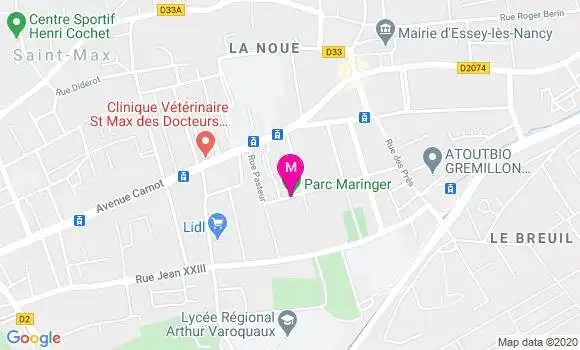 Localisation Dr Christophe Bazin