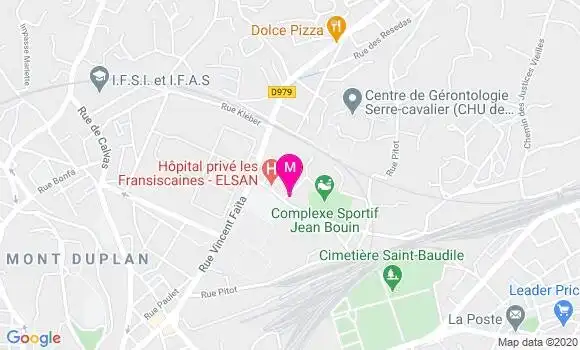 Localisation Dr Frédérique Taulelle