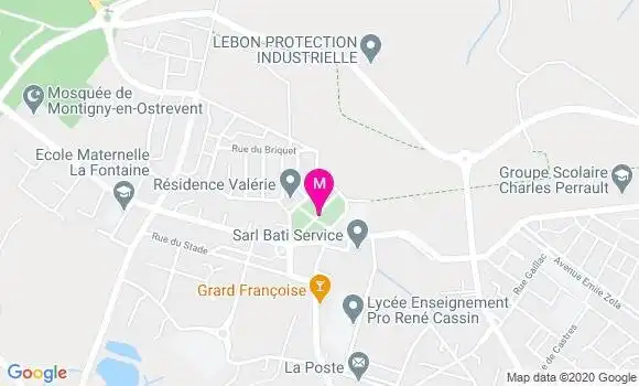 Localisation Dr Christophe Nutte