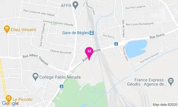 Localisation Dr Benjamin Fournier