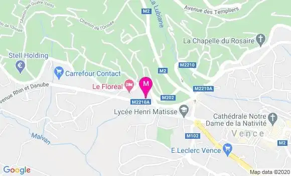 Localisation Dr Christian Bernard Luneau