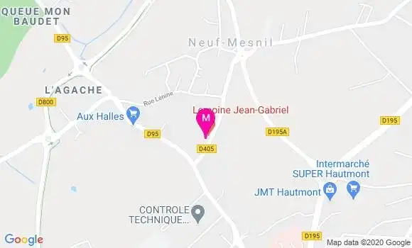 Localisation Dr Jean Gabriel Lemoine
