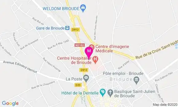 Localisation Dr Thierry Chometon