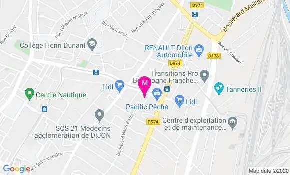 Localisation Dr Eric Baqué