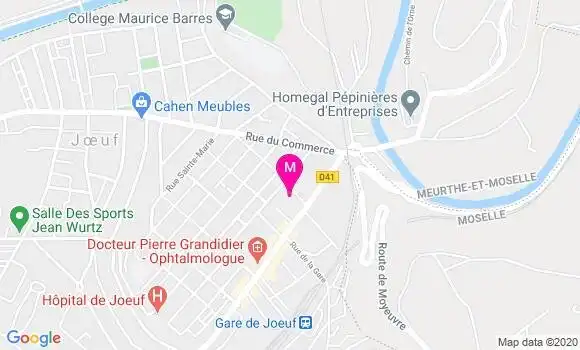 Localisation Dr Pierre Thomas