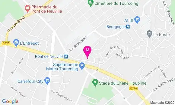 Localisation Dr Bertrand Duflos