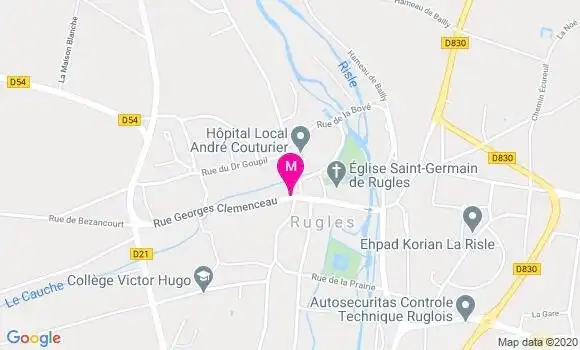 Localisation Dr Denis Guitton