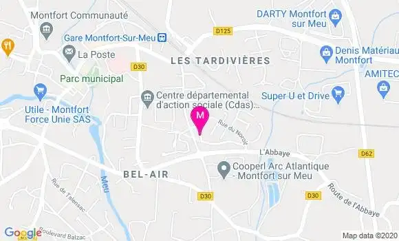 Localisation Dr Marc Rambeau