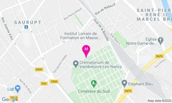 Localisation Dr Agnès Sesmat