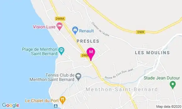 Localisation Dr Pierre Yves Allouche
