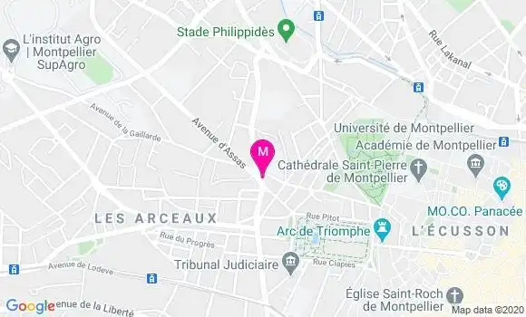 Localisation Dr Franck Catalan