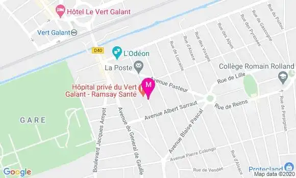Localisation Dr Samuel Lame
