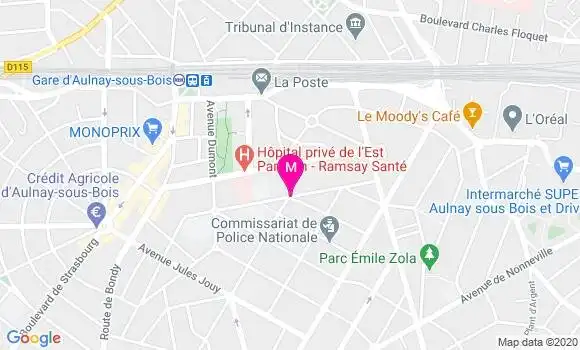 Localisation Dr Nicolas Poncin