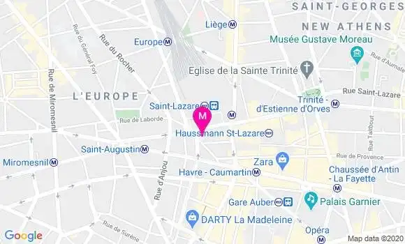 Localisation Dr Evelyne Mouran