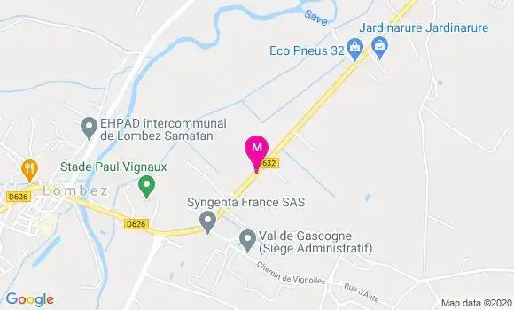 Localisation Dr Marc Simeon