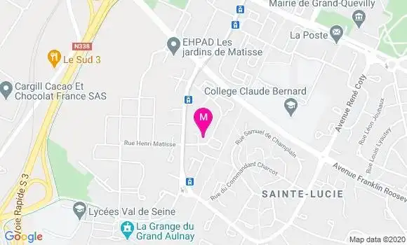 Localisation Dr Xavier Lahalle
