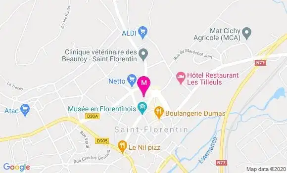 Localisation Dr Denis Melmi
