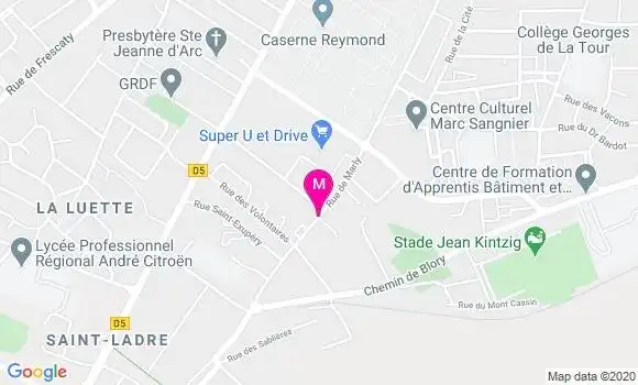 Localisation Dr Christophe Dugny