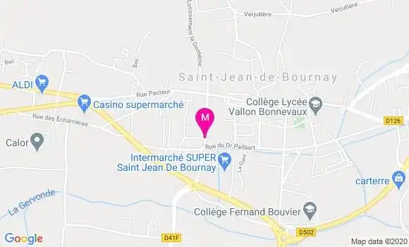 Localisation Dr Jean Louis Estragnat