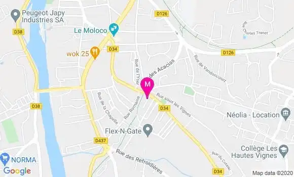 Localisation Dr Pierre Joly