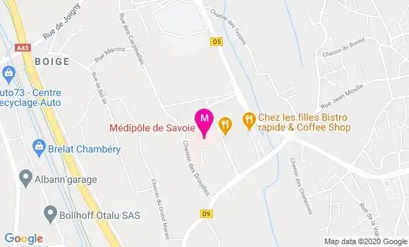 Localisation Dr Jacques Boissonnet