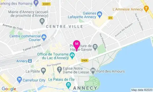 Localisation Dr Charles Mercier Guyon