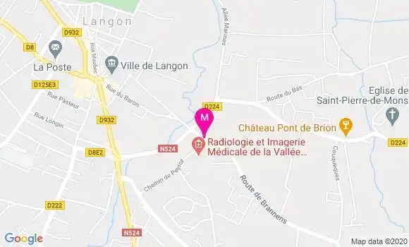 Localisation Dr Frédéric Lalande