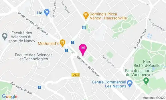 Localisation Dr Jacques Bodelet