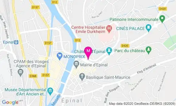 Localisation Dr Vincent Milion