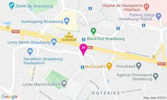 Localisation Dr Pascale Krieger