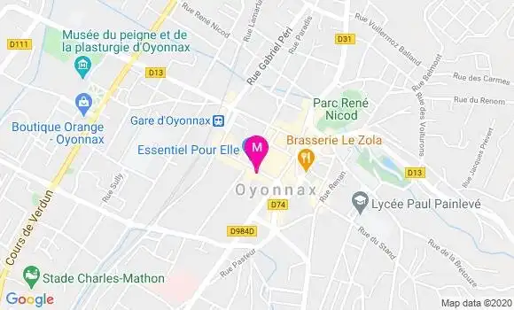 Localisation Dr Bernard Vuillermoz
