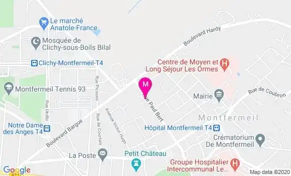 Localisation Dr Luc Denarnaud