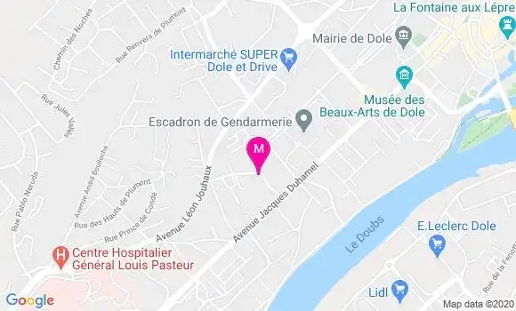 Localisation Dr Jean Louis Piot