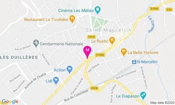 Localisation Dr François Blanc