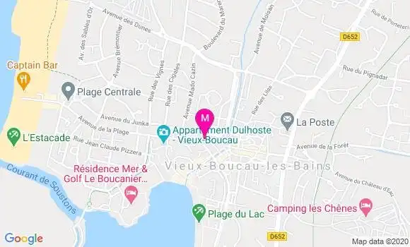 Localisation Dr David Farando Caunègre